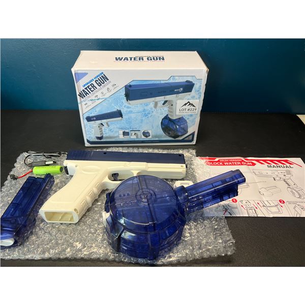 Lot of 1 Electric Water Gun - Rechargeable Automatic Water Gun - Blue