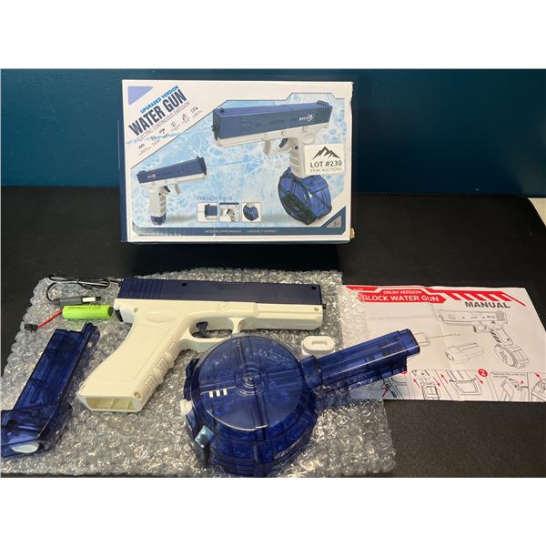 Lot of 1 Electric Water Gun - Rechargeable Automatic Water Gun - Blue