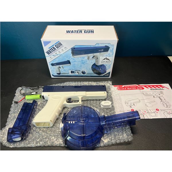 Lot of 1 Electric Water Gun - Rechargeable Automatic Water Gun - Blue
