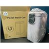 Image 1 : Lot of 1 Pedal Trash Can (1.3gal) - Purple Colour