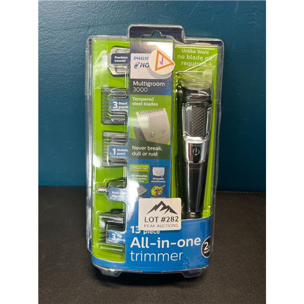 Lot of 1 Philips Multigroom 3000 All-In-One Trimmer