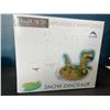 Image 3 : Lot of Inflatable Dinosaur Snow Tubes w/ Handles - 2PCS in box - Large 64inch size!