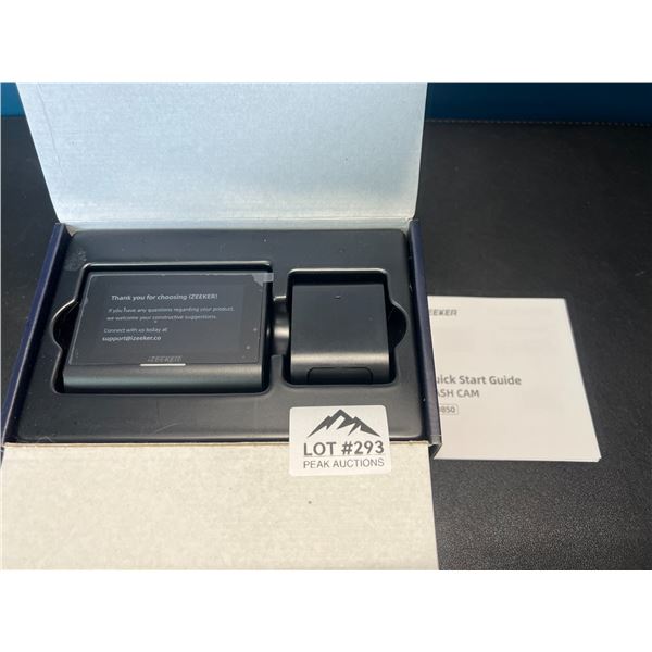 Lot of 1 iZeeker GD850 4K Dash Cam - Front 4K & Rear 1080P