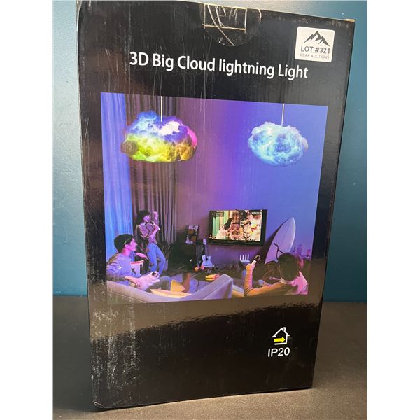 Lot of 1 3D Big Cloud Lighting Kit for Bedrooms w/ App/Smart Control!