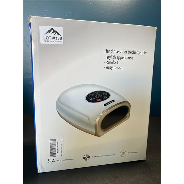 Lot of 1 Rechargeable Hand Massager w/ Heat - Relieves Pain, Arthritis Symptoms, Carpal Tunnel, etc.