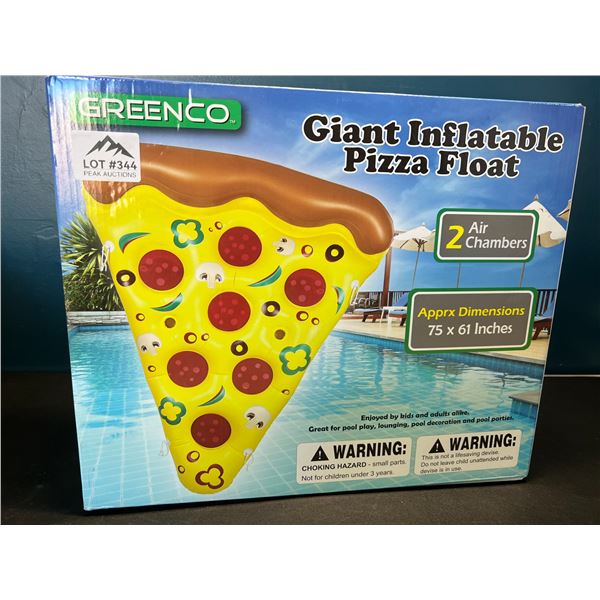 Lot of 1 Giant Inflatable Pizza Pool Float - 75 x 61 inches!
