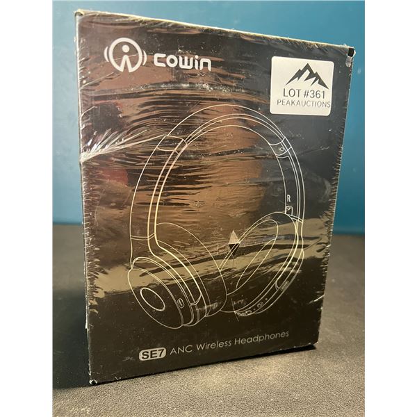 Lot of 1 Cowin SE7 Dual Active Noise Cancelling Wireless BT Headphones