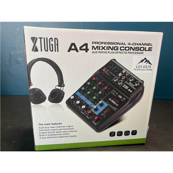 Lot of 1 Tuga A4 Professional 4-Channel Mixing Console