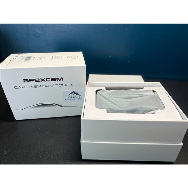 Lot of 1 Apexcam Tour 4 Car Dash Cam