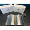 Image 1 : Lot of 2 Boxes of Stainless Steel Flasks for Alcohol - 2 per box/4 Total
