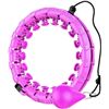 Image 1 : Lot of 1 Smart Weighted Hula Hoop/Fitness Hula Hoop for Weight Loss - Purple