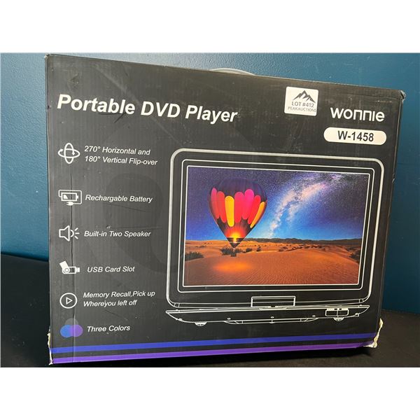 Lot of 1 Wonnie HD Portable DVD Player