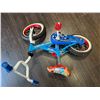 Image 2 : Lot of 1 Paw Patrol Bicycle - Used