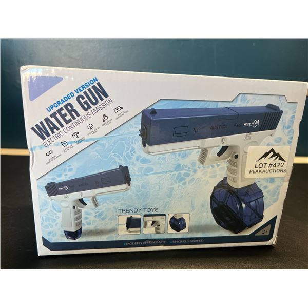 Lot of 1 Electric Water Gun - Rechargeable Automatic Water Gun - Blue