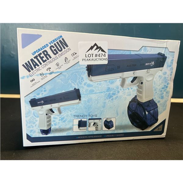 Lot of 1 Electric Water Gun - Rechargeable Automatic Water Gun - Blue