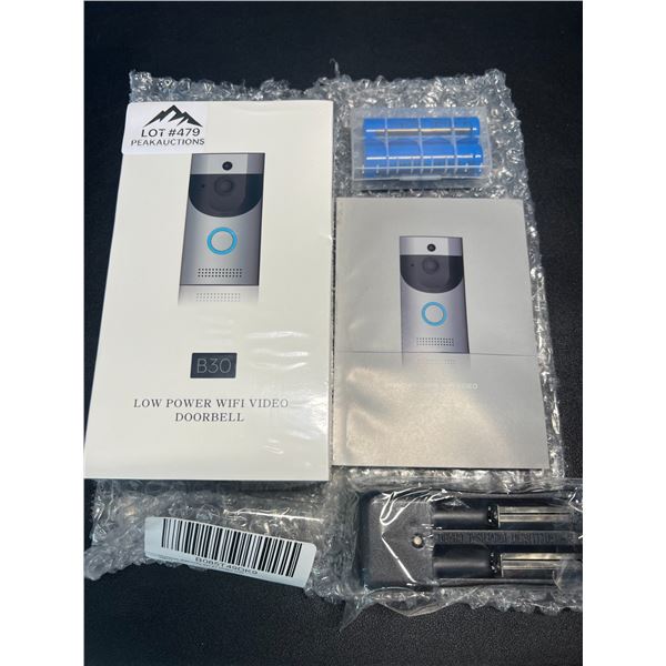 Lot of 1 B30 Low Power WiFi Video Doorbell - BRAND NEW SEALED!