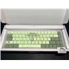 Image 1 : Lot of 1 Boyi 68 Keys NKRO Bluetooth Mechanical Gaming Keyboard - Matcha Green