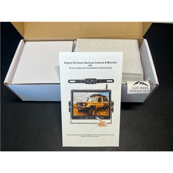Lot of 1 Digital Wireless Backup Camera & Monitor Kit