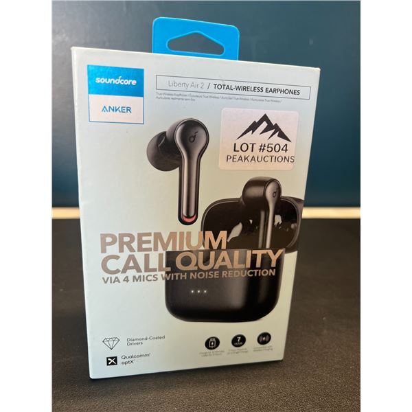 Lot of 1 Pair of Anker Soundcore Liberty Air 2 Total Wireless Earphones