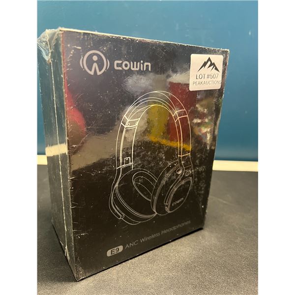 Lot of 1 Cowin E9 Active Noise Cancelling Wireless Bluetooth Headphones - BRAND NEW SEALED!