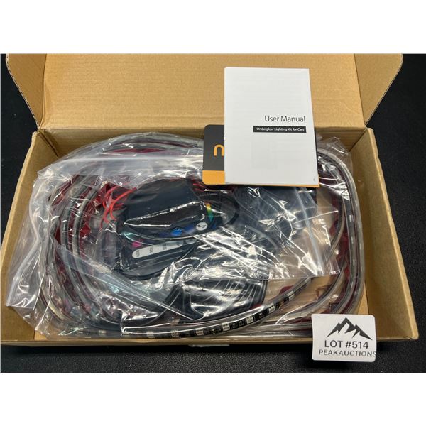 Lot of 1 Set of Car LED UnderGlow Strip Lights