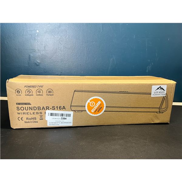 Lot of 1 Soundbar/Wireless Speaker for TV w/ Remote Control