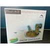 Image 2 : Lot of Inflatable Dinosaur Snow Tubes w/ Handles - 2PCS in box - Large 64inch size!