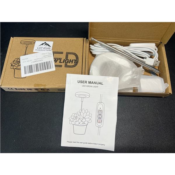 Lot of 2 LED Puck Grow Lights