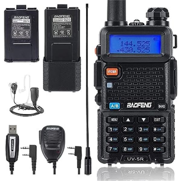 Lot of 1 Tohlan UV-5R 8W Ham Radio - 6in1 Set