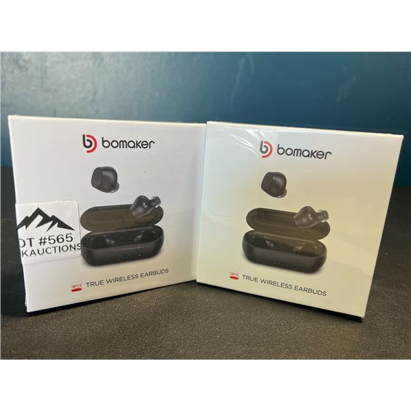 Lot of 2 Bomaker SiFi II - True Wireless Bluetooth Earbuds - Brand New Sealed!