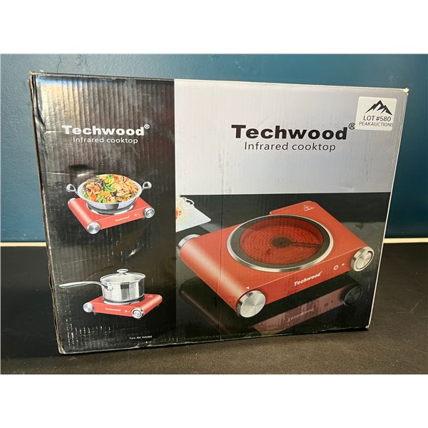 Lot of 1 Techwood Electric Portable Burner/?Infrared Cooktop