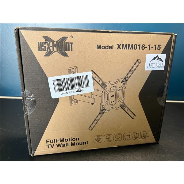 Lot of 1 Full-Motion TV Wall Mount for 26-55 inch TV's
