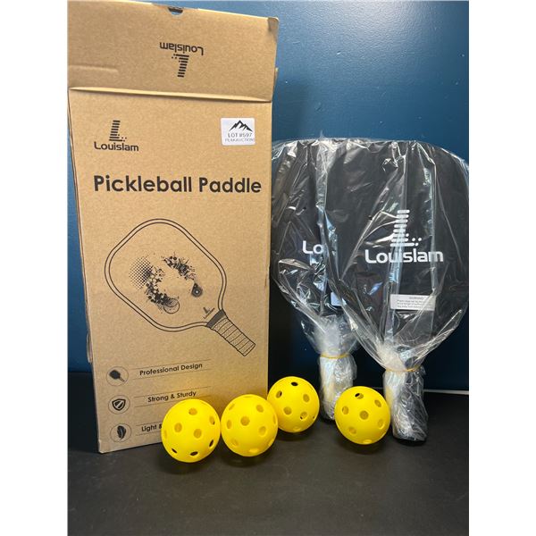 Lot of 1 Louislam Pickleball Paddle Set
