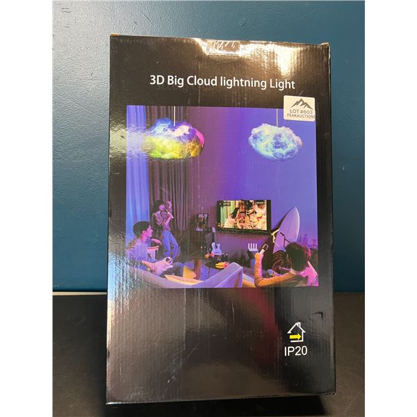Lot of 1 3D Big Cloud Lighting Kit for Bedrooms w/ App/Smart Control!
