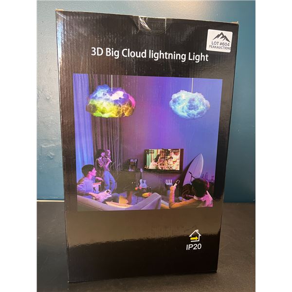 Lot of 1 3D Big Cloud Lighting Kit for Bedrooms w/ App/Smart Control!