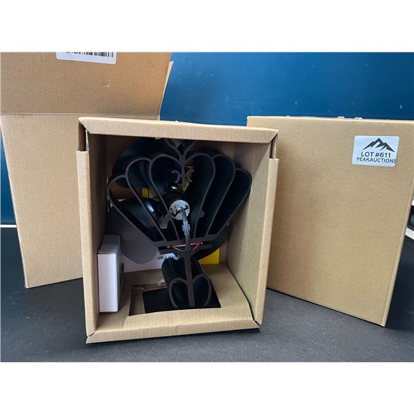 Lot of 2 Heat Powered Stove Fans