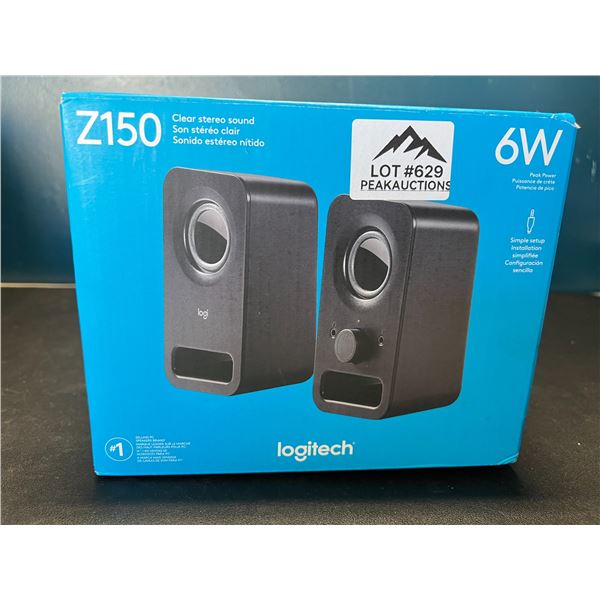 Lot of Logitech Z150 Clear Stereo Sound PC Speakers