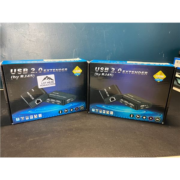 Lot of 2 USB 2.0 Extenders