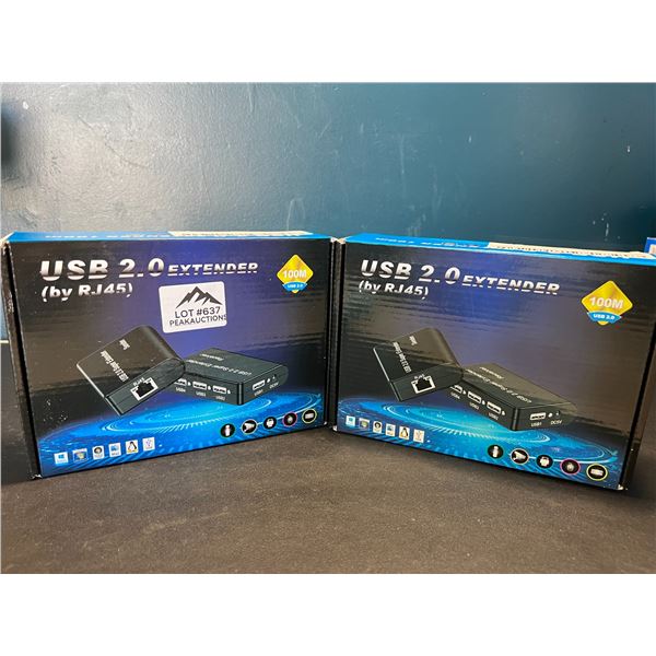 Lot of 2 USB 2.0 Extenders