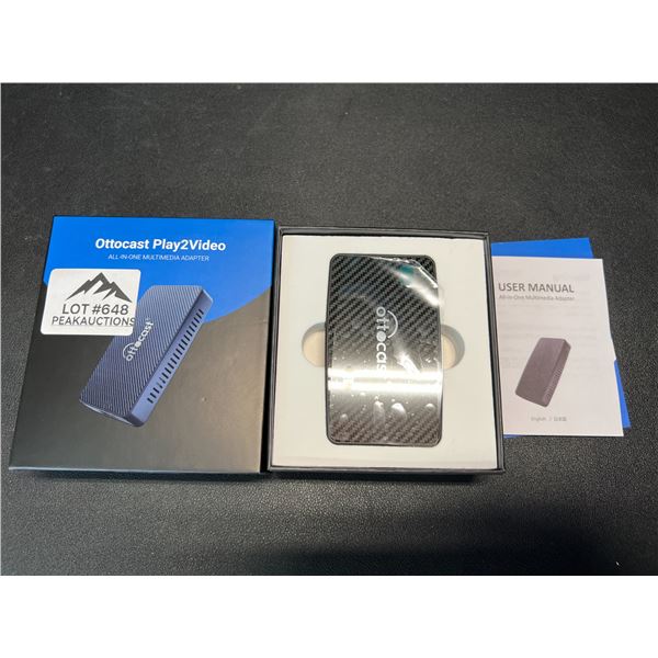 Lot of 1 Ottocast Play2Video All in One Multimedia Player