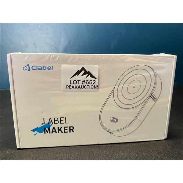 Lot of 1 Clabel Portable Label Maker - Brand New Sealed!