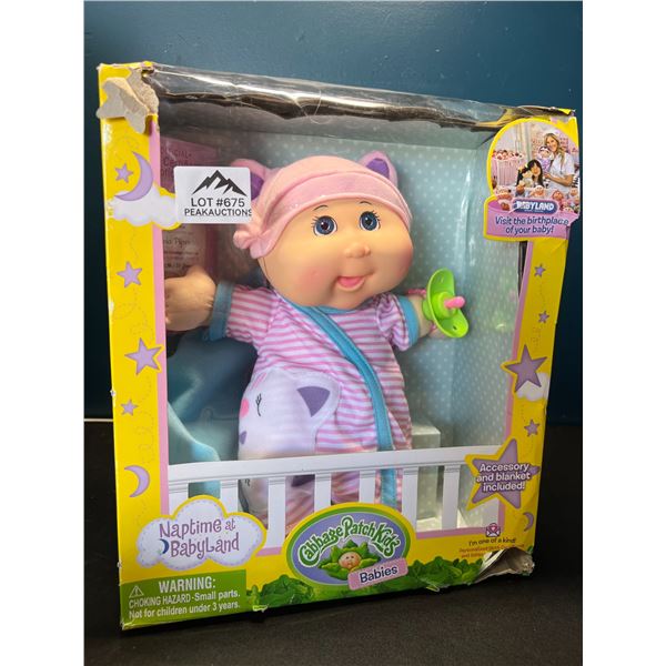 Lot of 1 Cabbage Patch Kids Naptime at Babyland Baby Doll