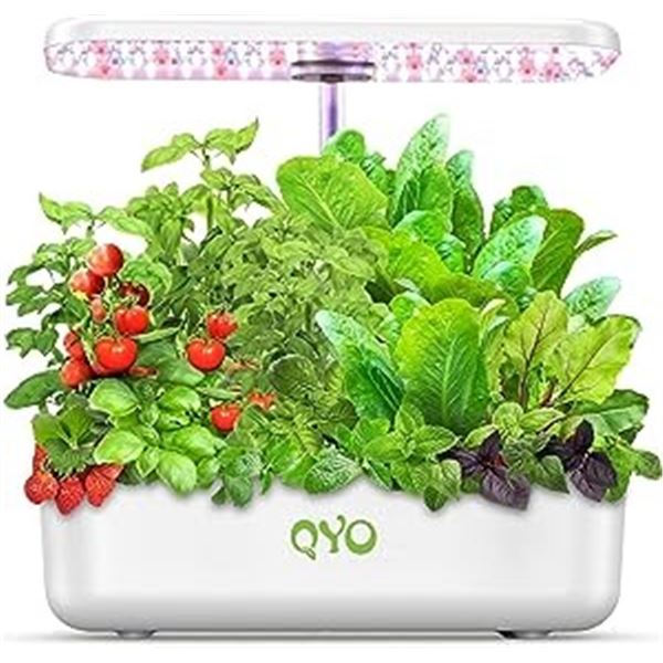 Lot of 1 Hydroponics Plant Growing System; 12 Pod Indoor Herb Garden with Full-Spectrum Grow Light