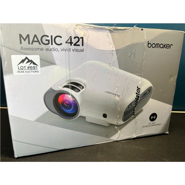 Lot of 1 Bomaker Magic 421 HD Projector