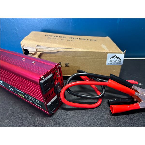 Lot of 1 2000W Power Inverter