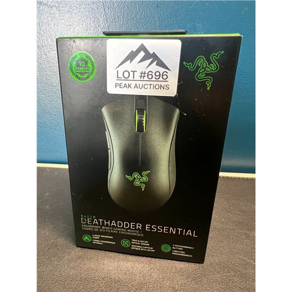 Lot of 1 Razer Deathadder Essenntial Wired Mouse