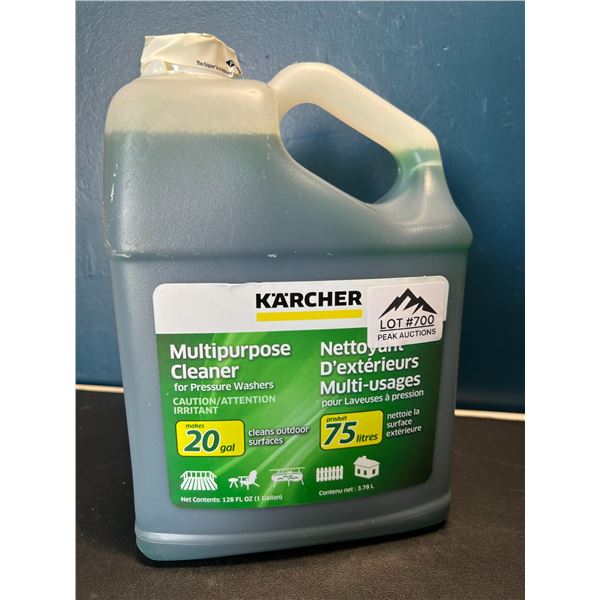Lot of 1 Karcher Multipurpose Cleaner for Pressure Washers - 1GALLON