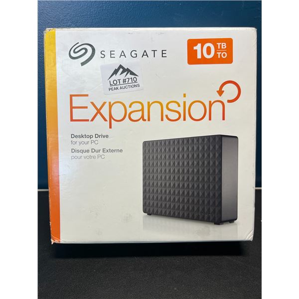 Lot of 1 Seagate 10TB Expansion External Hard Drive