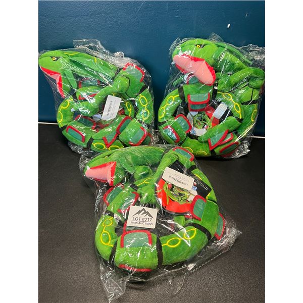 Lot of 3 Pokemon Rayquaza Plushies