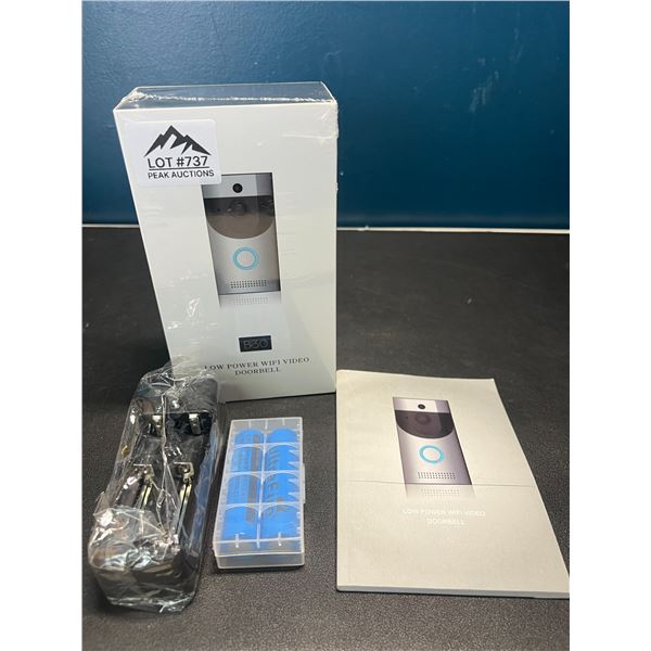 Lot of 1 B30 Low Power WiFi Video Doorbell - BRAND NEW SEALED!